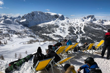 Nassfeld w Karyntii, Austria - marzec 2020