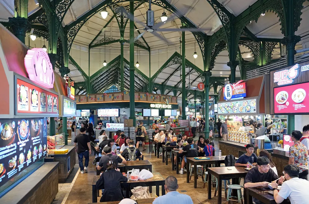 Hawker centres: Lau Pa Sat i Maxwell