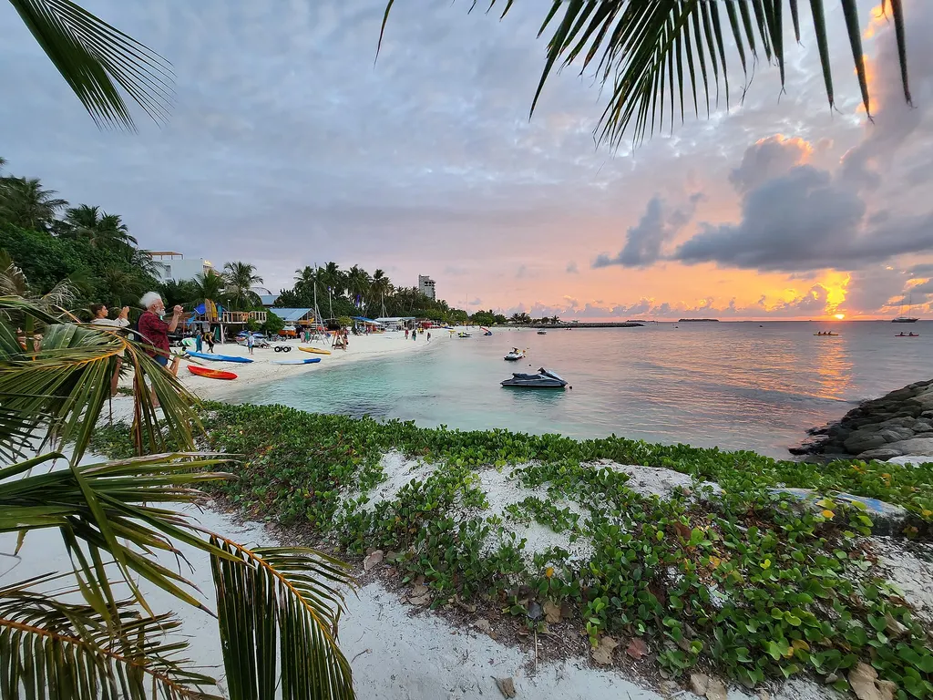 Lokalna wyspa Maafushi