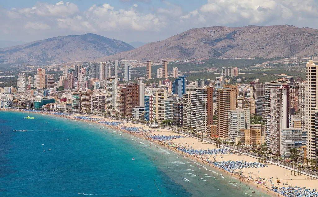 Benidorm: plaże Levante i Poniente