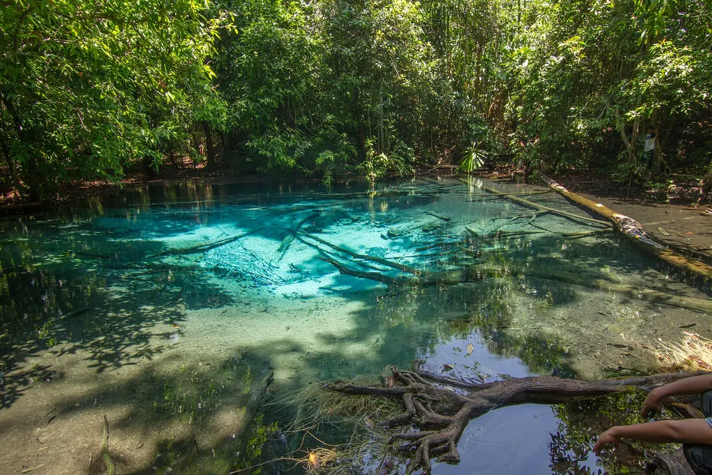 Szmaragdowy Staw i gorące źródła Khlong Thom