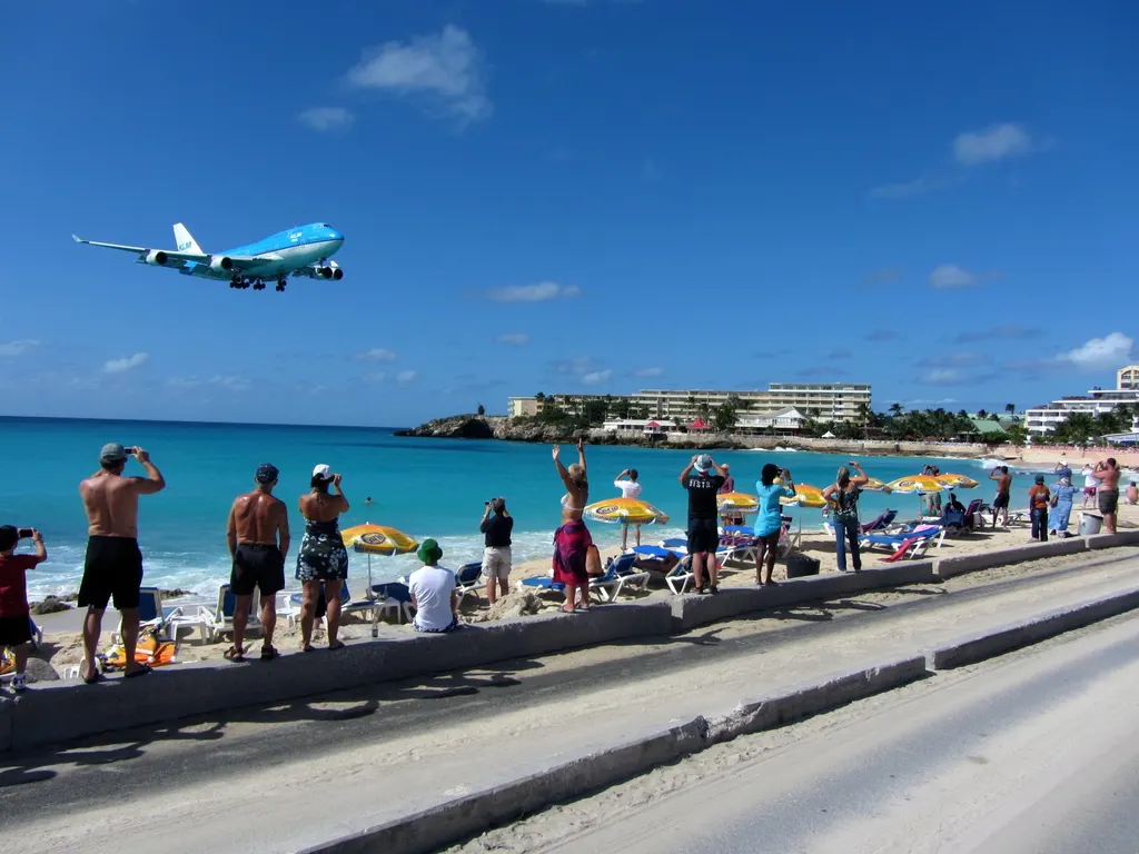 Maho Beach i Orient Bay, St. Maarten