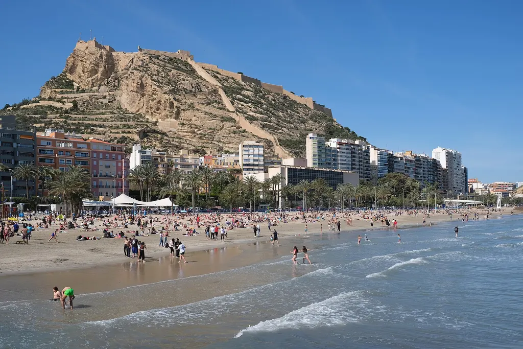 Alicante: zamek Santa Bárbara