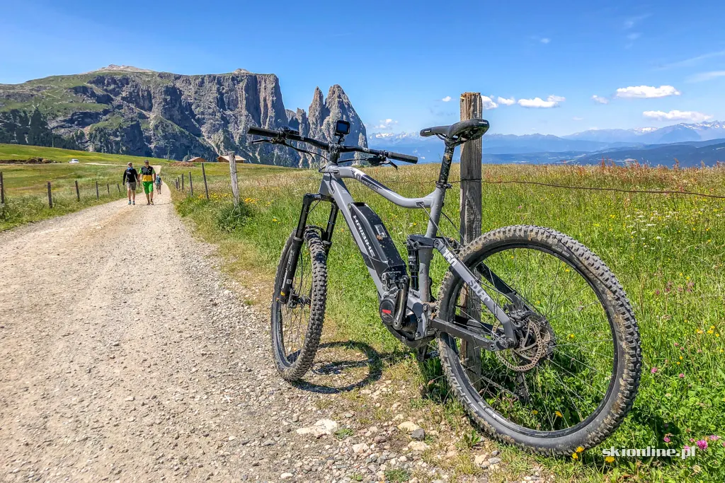 Rowerem przez Południowy Tyrol - Seiser Alm