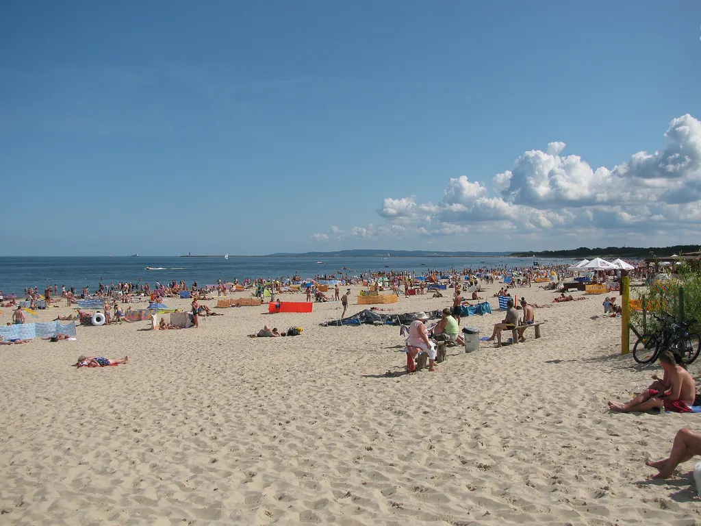 Plaża i promenada w Świnoujściu