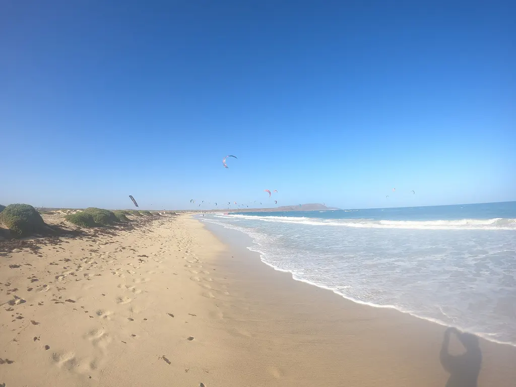 Kitesurfing na Kite Beach i Ponta Preta, Sal