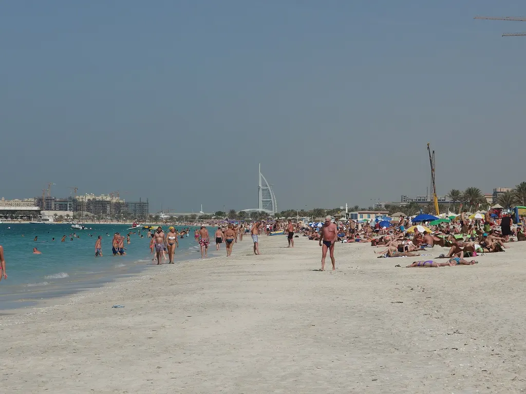 Dubai Marina i plaża JBR