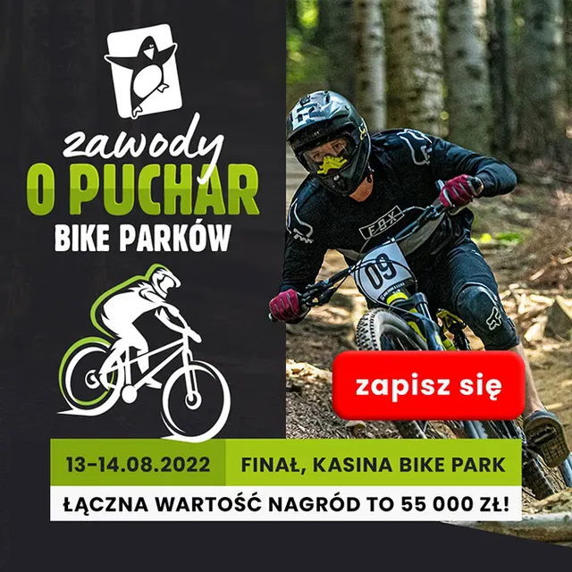 Finał zawodów rowerowych o Puchar Bike Parków Grupy Pingwina