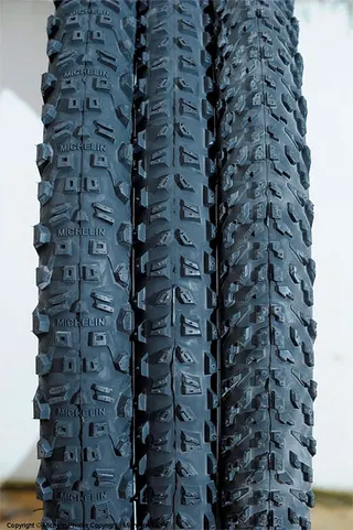 Od lewej: WildGrip'R, WildRock'R, WildRace'R fot. Michelin