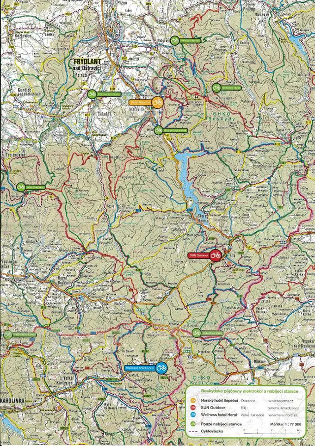 Czeskie Beskidy na rowerze